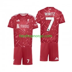 Billige Fotballdrakter Liverpool Florian Wirtz 7 Barn Hjemmedrakt 2026-2027 Kortermet