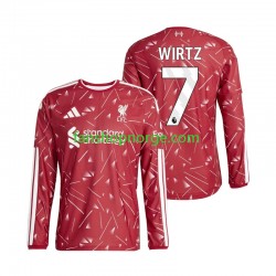 Billige Fotballdrakter Liverpool Florian Wirtz 7 Herre Hjemmedrakt 2026-2027 Langermet
