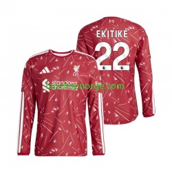 Billige Fotballdrakter Liverpool Hugo Ekitike 22 Herre Hjemmedrakt 2026-2027 Langermet