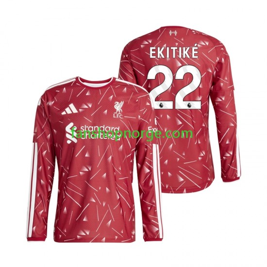 Billige Fotballdrakter Liverpool Hugo Ekitike 22 Herre Hjemmedrakt 2026-2027 Langermet