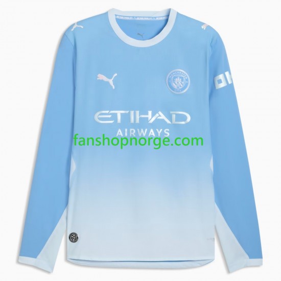 Billige Fotballdrakter Manchester City Herre Hjemmedrakt 2026-2027 Langermet