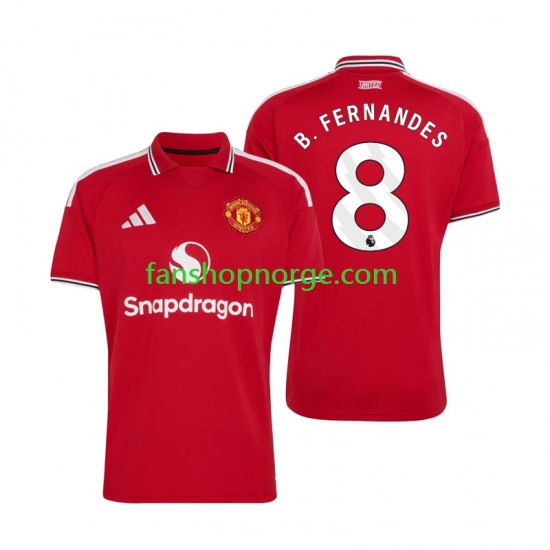 Billige Fotballdrakter Manchester United Bruno Fernandes 8 Herre Hjemmedrakt 2026-2027 Kortermet