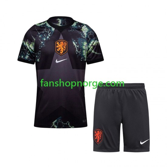 Billige Fotballdrakter Nederland Keeper Barn Bortedrakt World Cup 2026 Kortermet