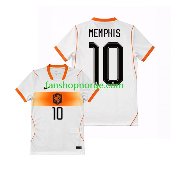 Billige Fotballdrakter Nederland Memphis Depay 10 Herre Bortedrakt World Cup 2026 Kortermet