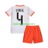 Billige Fotballdrakter Nederland Virgil van Dijk 4 Barn Bortedrakt World Cup 2026 Kortermet