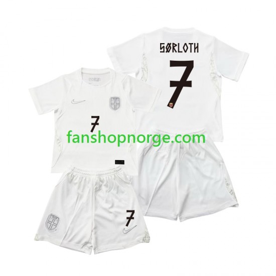 Billige Fotballdrakter Norge Alexander Sorloth 7 Barn Tredjedrakt World Cup 2026 Kortermet
