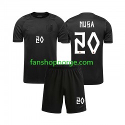Billige Fotballdrakter Norge NUSA Antonio 20 Barn Bortedrakt World Cup 2026 Kortermet