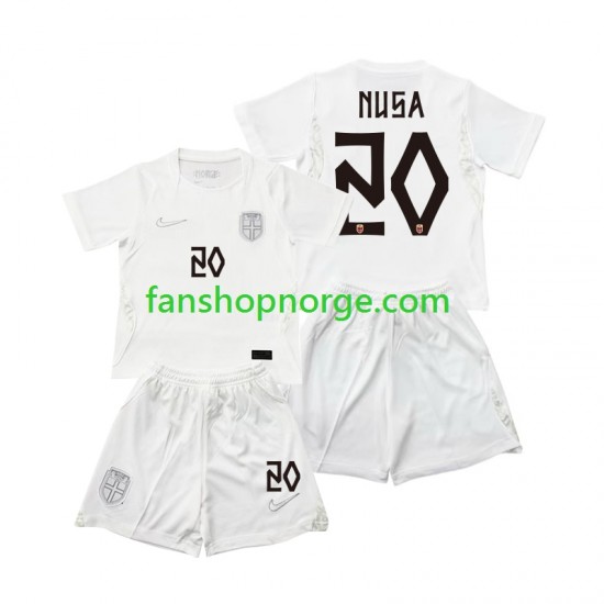 Billige Fotballdrakter Norge NUSA Antonio 20 Barn Tredjedrakt World Cup 2026 Kortermet