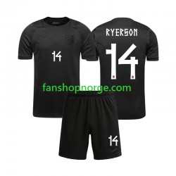 Billige Fotballdrakter Norge Julian Ryerson 14 Barn Bortedrakt World Cup 2026 Kortermet