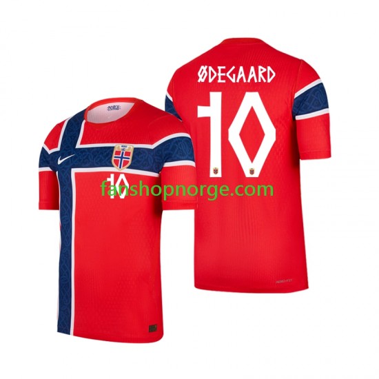 Billige Fotballdrakter Norge Martin Odegaard 10 Herre Hjemmedrakt World Cup 2026 Kortermet