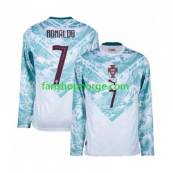 Billige Fotballdrakter Portugal Cristiano Ronaldo 7 Herre Bortedrakt World Cup 2026 Langermet