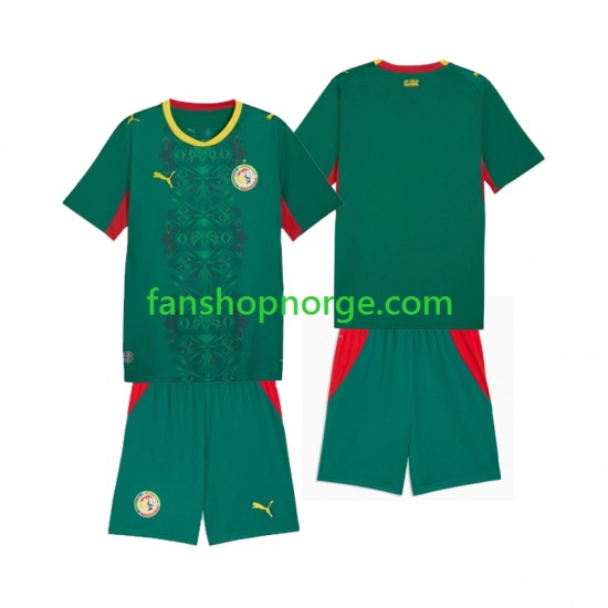 Billige Fotballdrakter Senegal Barn Bortedrakt 2026 2027 Kortermet