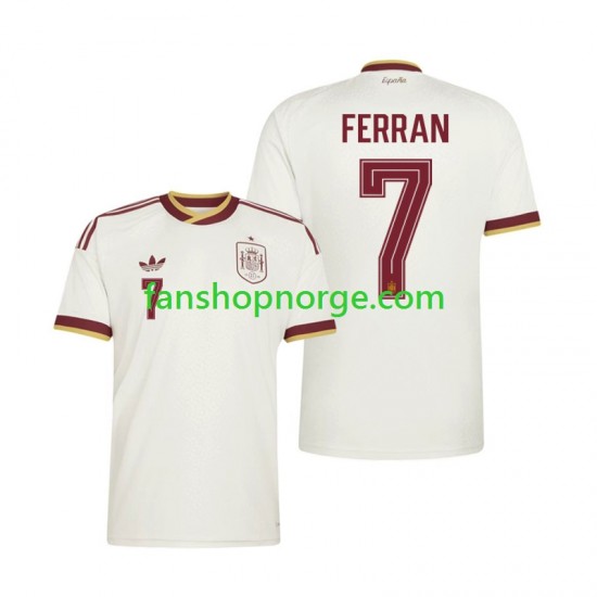Billige Fotballdrakter Spania Ferran Torres 7 Herre Bortedrakt World Cup 2026 Kortermet