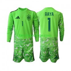 Billige Fotballdrakter Spania David Raya 1 6th Green color Keeper Barn World Cup 2026 Langermet