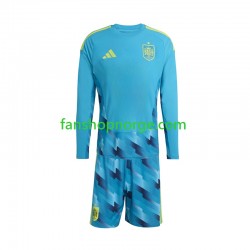 Billige Fotballdrakter Spania Keeper Barn Hjemmedrakt World Cup 2026 Langermet