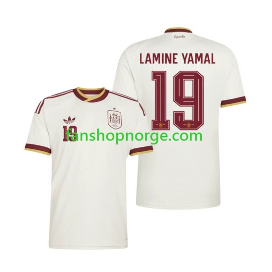 Billige Fotballdrakter Spania Lamine Yamal 19 Herre Bortedrakt World Cup 2026 Kortermet
