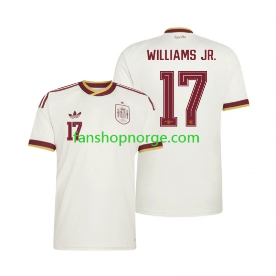 Billige Fotballdrakter Spania Nico Williams 17 Herre Bortedrakt World Cup 2026 Kortermet