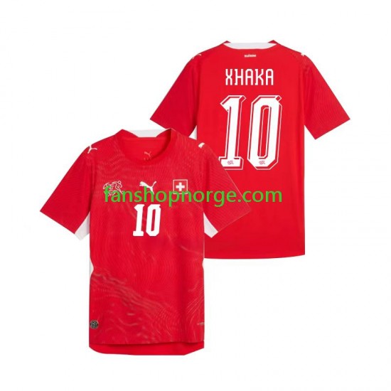 Billige Fotballdrakter Sveits Granit Xhaka 10 Herre Hjemmedrakt World Cup 2026 Kortermet