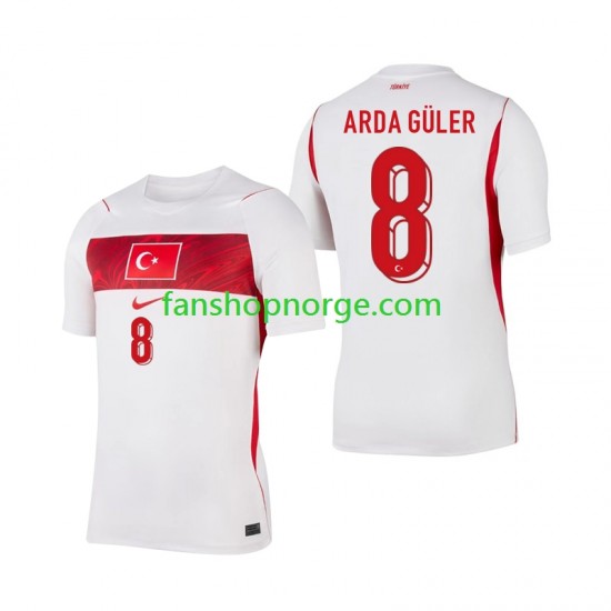 Billige Fotballdrakter Tyrkia Arda Guler 8 Herre Bortedrakt World Cup 2026 Kortermet