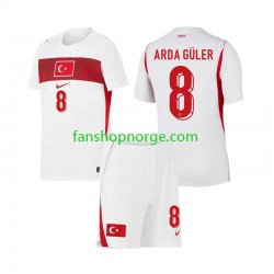 Billige Fotballdrakter Tyrkia Arda Guler 8 Barn Bortedrakt World Cup 2026 Kortermet