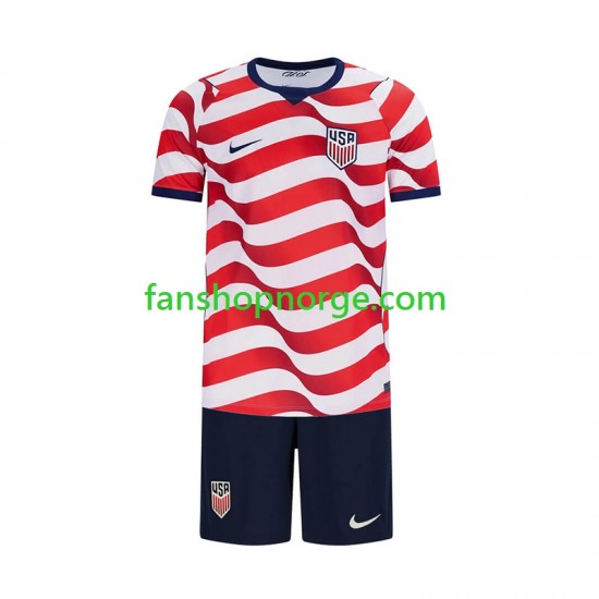 Billige Fotballdrakter USA Barn Hjemmedrakt World Cup 2026 Kortermet