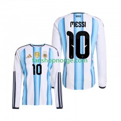 Billige Fotballdrakter Argentina Lionel Messi 10 Herre Hjemmedrakt World Cup 2026 Langermet