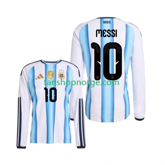 Billige Fotballdrakter Argentina Lionel Messi 10 Herre Hjemmedrakt World Cup 2026 Langermet