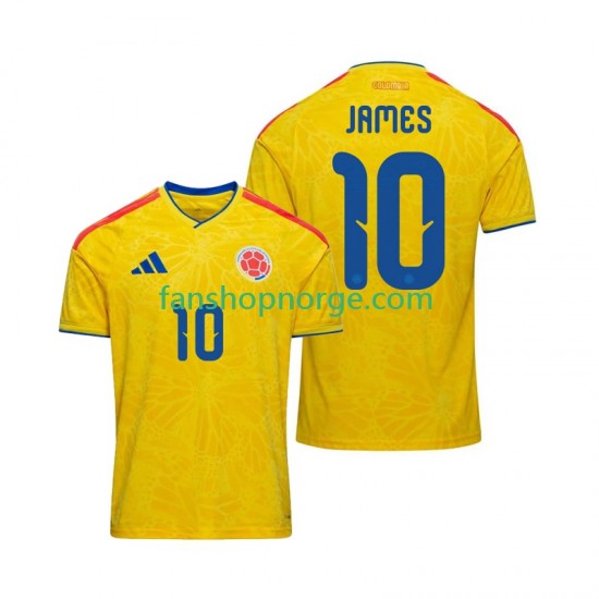 Billige Fotballdrakter Colombia James Rodriguez 10 Herre Hjemmedrakt World Cup 2026 Kortermet