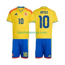 Billige Fotballdrakter Colombia James Rodriguez 10 Barn Hjemmedrakt World Cup 2026 Kortermet
