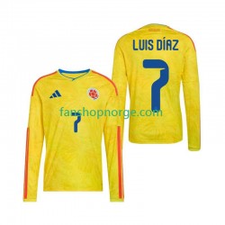 Billige Fotballdrakter Colombia Luis Diaz 7 Herre Hjemmedrakt World Cup 2026 Langermet