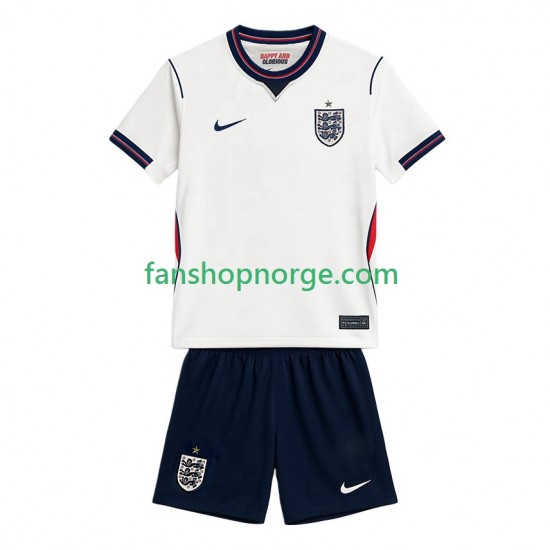 Billige Fotballdrakter England Barn Hjemmedrakt World Cup 2026 Kortermet