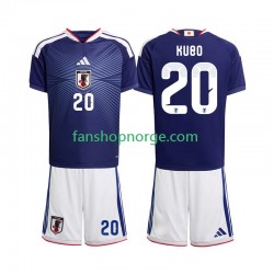 Billige Fotballdrakter Japan Takef Kubo 20 Barn Hjemmedrakt World Cup 2026 Kortermet