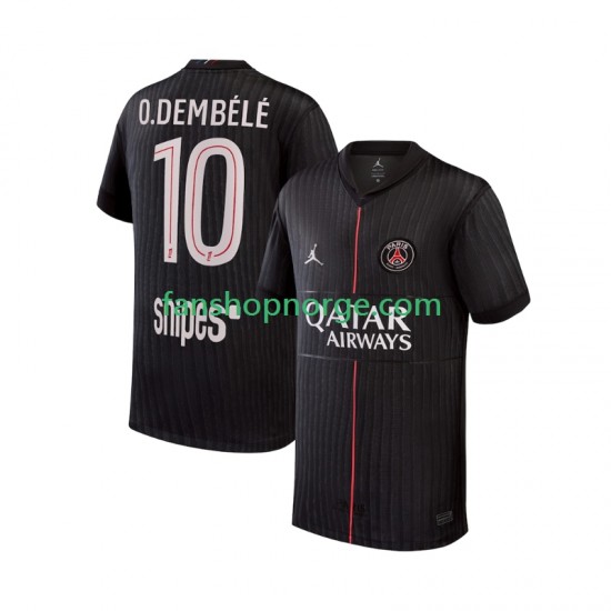 Billige Fotballdrakter Paris Saint-Germain Ousmane Dembele 10 Herre Fjerdedrakt 2025-2026 Kortermet