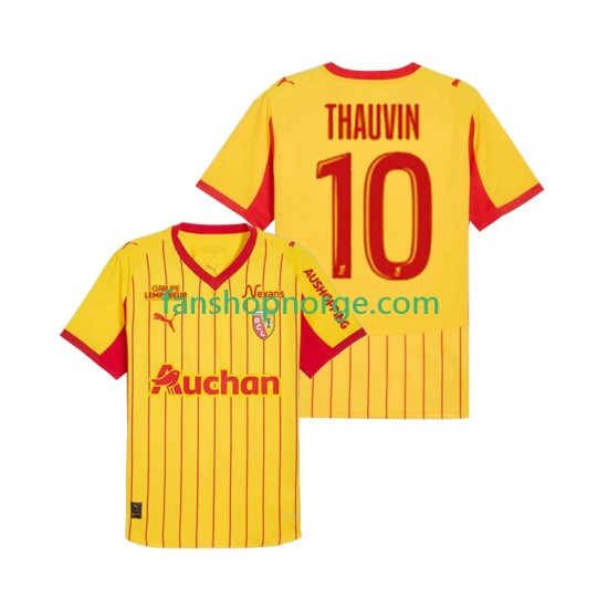 Billige Fotballdrakter RC Lens Florian Thauvin 10 Herre Hjemmedrakt 2025-2026 Kortermet