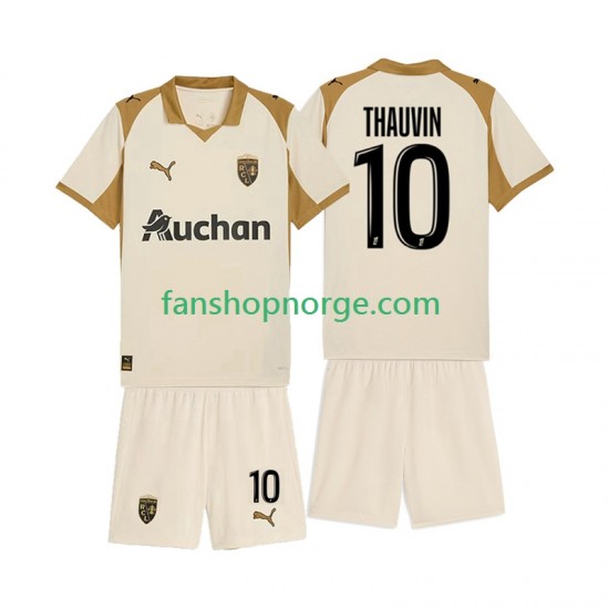 Billige Fotballdrakter RC Lens Florian Thauvin 10 Barn Tredjedrakt 2025-2026 Kortermet