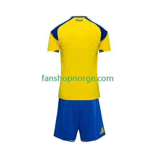 Billige Fotballdrakter Sverige Barn Hjemmedrakt 2026 Kortermet