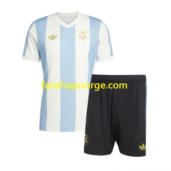 Billige Fotballdrakter Argentina 50 Anniversary Barn Hjemmedrakt Kortermet