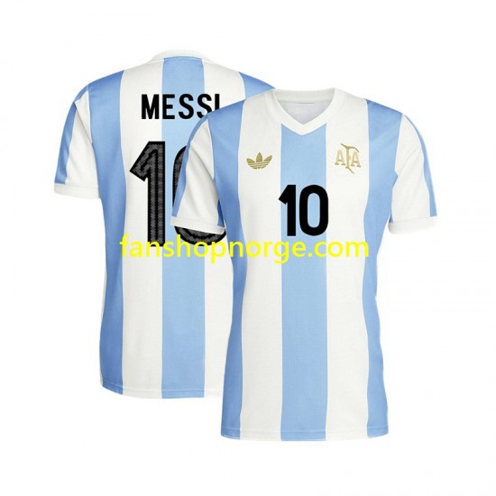 Billige Fotballdrakter Argentina Lionel Messi 10 50 Anniversary Herre Hjemmedrakt Kortermet