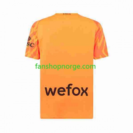 Billige Fotballdrakter AC Milan Keeper Herre Bortedrakt 2023-2024 Kortermet