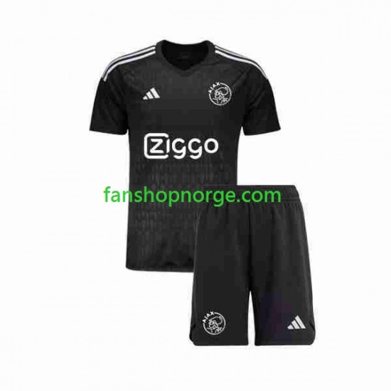 Billige Fotballdrakter AFC Ajax Keeper Barn Tredjedrakt 2023-2024 Kortermet