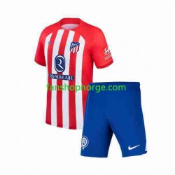 Billige Fotballdrakter Atlético Madrid 2 Barn Hjemmedrakt 2023-2024 Kortermet