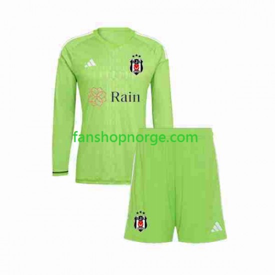 Billige Fotballdrakter Besiktas Keeper Barn Bortedrakt 2023-2024 Langermet