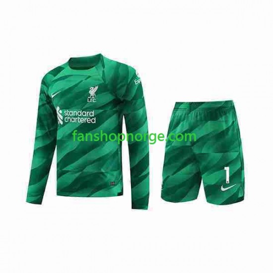 Billige Fotballdrakter Liverpool A.Becker 1 Keeper Barn Hjemmedrakt 2023-2024 Langermet