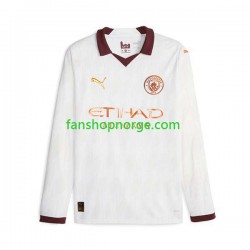 Billige Fotballdrakter Manchester City Herre Bortedrakt 2023-2024 Langermet