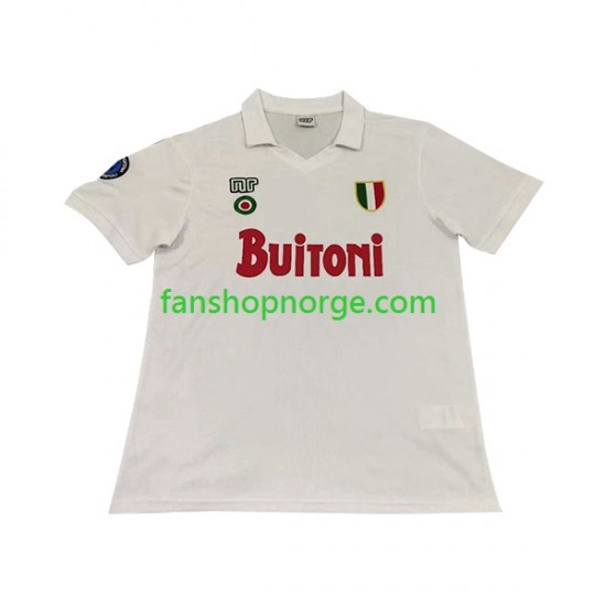 Billige Fotballdrakter Napoli 1987 1988 Retro Herre Bortedrakt Kortermet