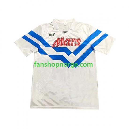 Billige Fotballdrakter Napoli 1989 1990 Retro Herre Bortedrakt Kortermet