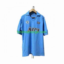 Billige Fotballdrakter Napoli 1989 1990 Retro Herre Hjemmedrakt Kortermet