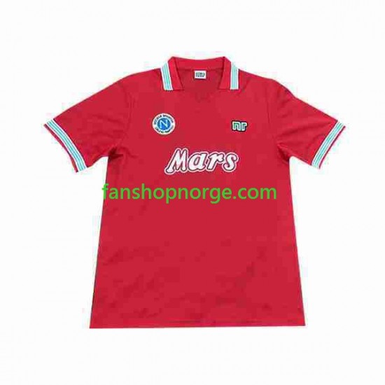 Billige Fotballdrakter Napoli 1988 1989 Retro Herre Tredjedrakt Kortermet