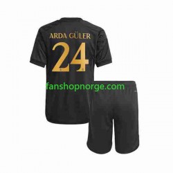 Billige Fotballdrakter Real Madrid Arda Guler 24 Barn Tredjedrakt 2023-2024 Kortermet