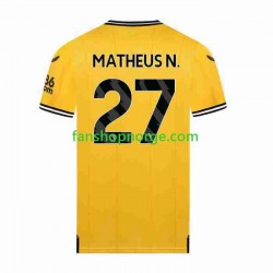 Billige Fotballdrakter Wolverhampton Wanderers Matheus Nunes 27 Herre Hjemmedrakt 2023-2024 Kortermet